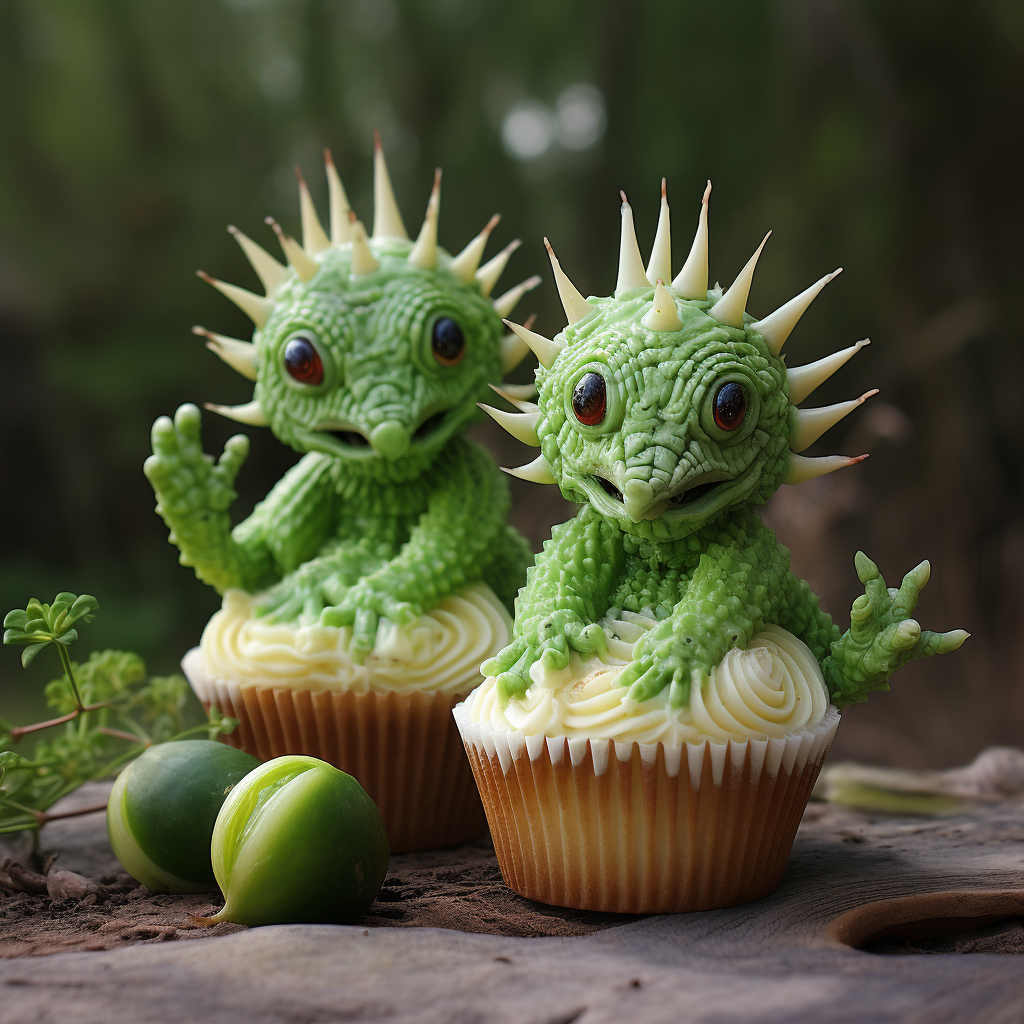 Aliens with Cupcakes (not to scale)